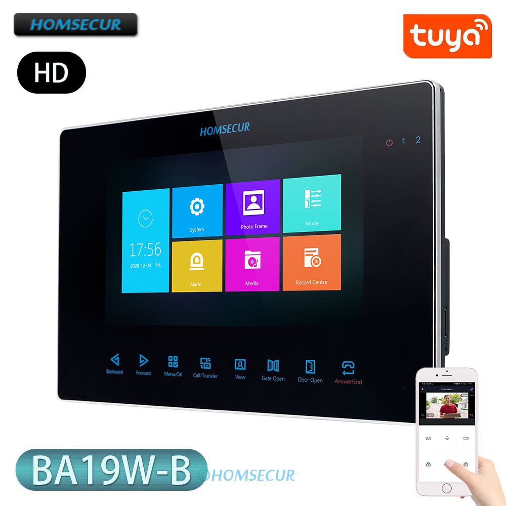 Home Security Monitor - HOMSECUR 4 Telli BA19W-B WIFI Tuya