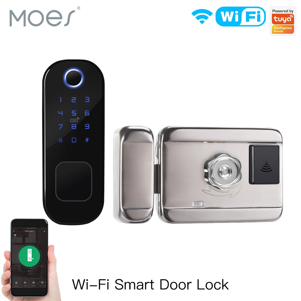 Home Security Key - MOES WiFi Tuya akıllı kilit kapı