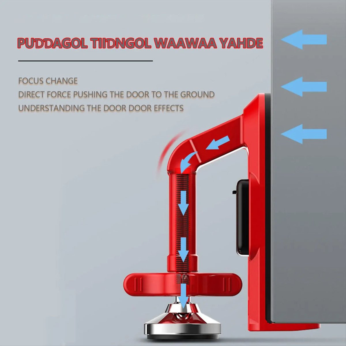 Door Wedge Alarm - Zamanında - Taşınabilir Alarm Kapı Durdurucu