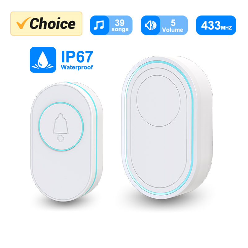 Home Security Beams - Kablosuz kapı zili IP67 su geçirmez