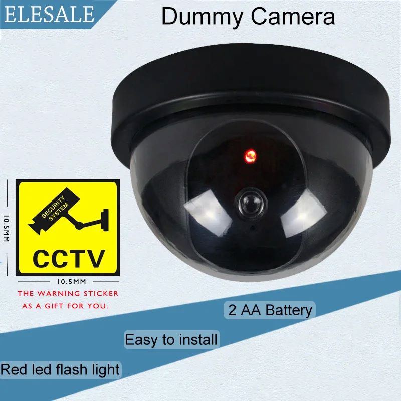 Fake Camera Dummy - Kukla kamera yanıp sönen Led sahte