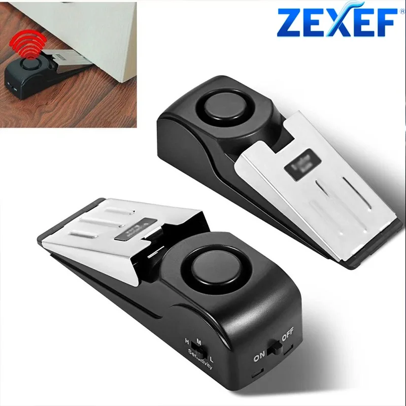 Door Wedge Alarm - ZEXEF mini güvenlik koruma 125DB ev