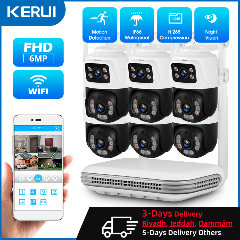 Home Security Ideas - KERUI Su Geçirmez 6MP HD Kablosuz