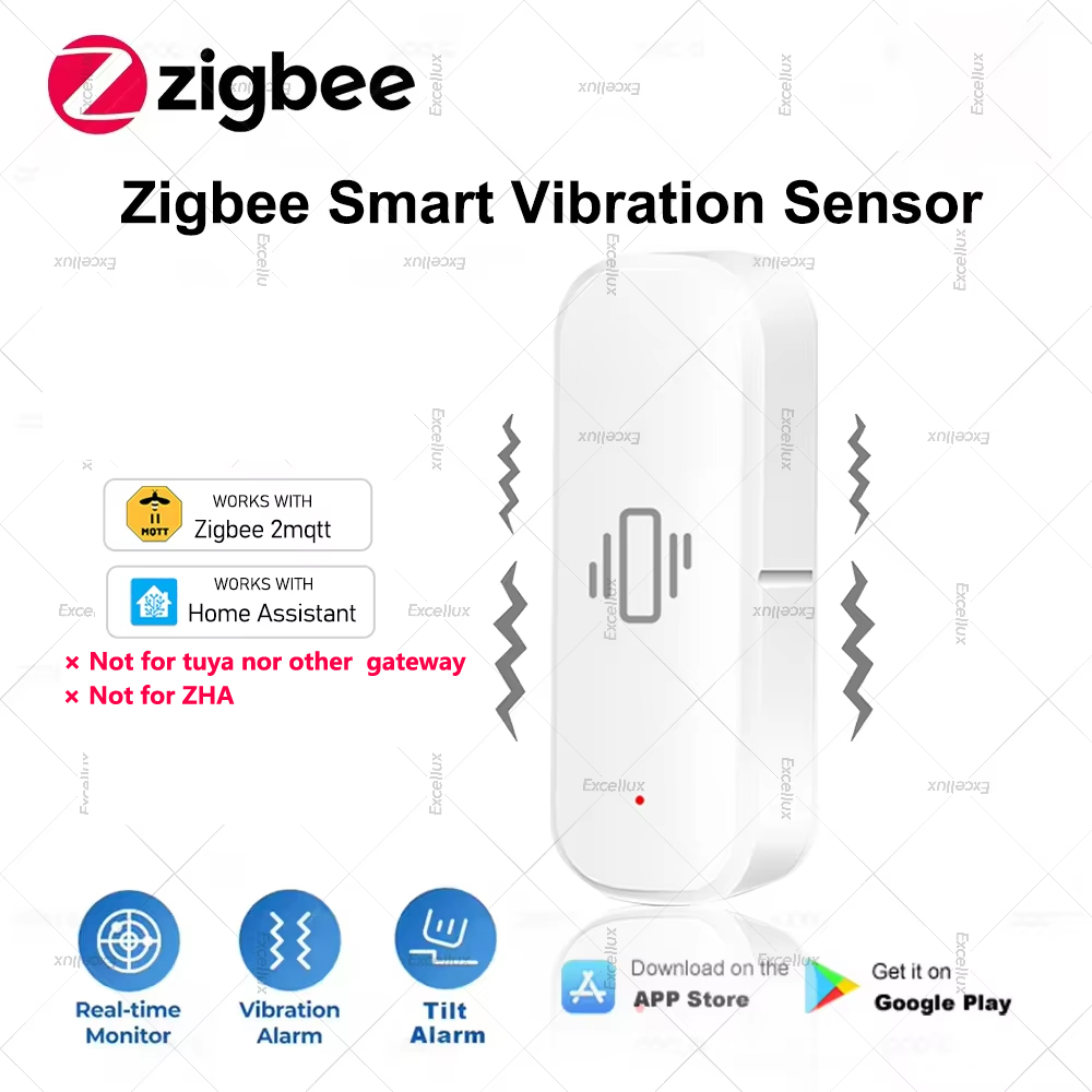 Home Security Monitor - Zigbee Akıllı Titreşim Sensörü Ev Güvenlik