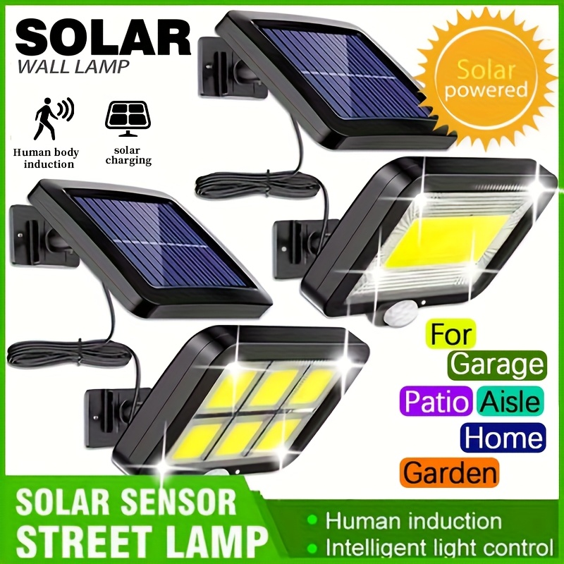 Home Security Beams - LED Güneş Enerjili Bölünmüş Duvar Lambası