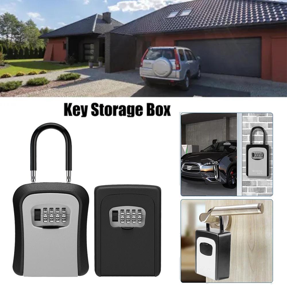 Home Security Key - Duvara monte anahtar saklama kutusu taşınabilir