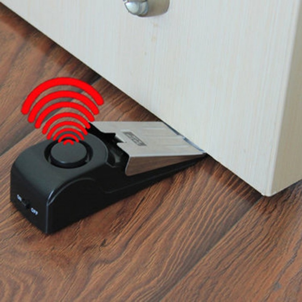 Door Wedge Alarm - 125 DB anti-hırsızlık hırsız durdurma sistemi