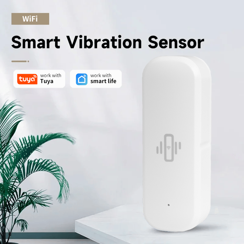 Home Security Monitor - Tuya Akıllı Cihazlar WiFi Titreşim Sensörü