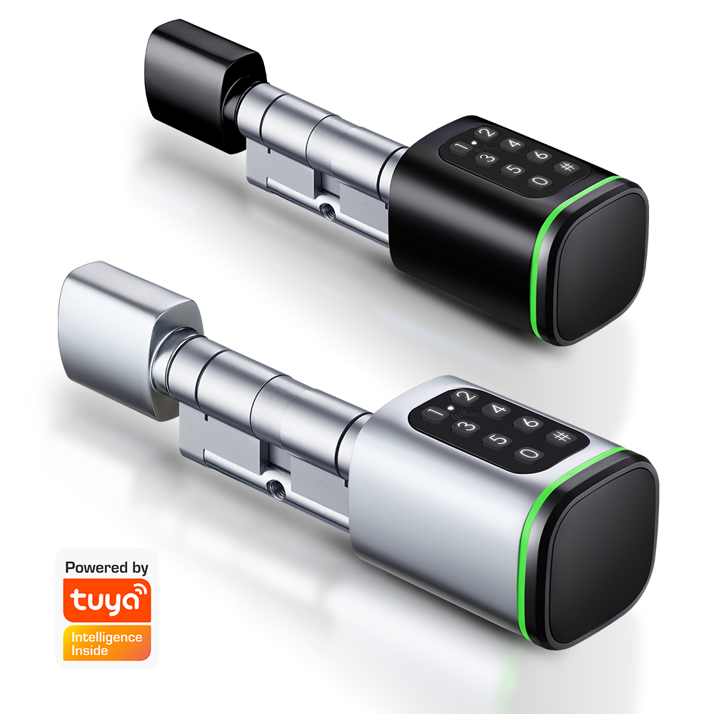 Home Security Ideas - Akıllı Silindir Kilit Tuya 60-90mm Elektrikli