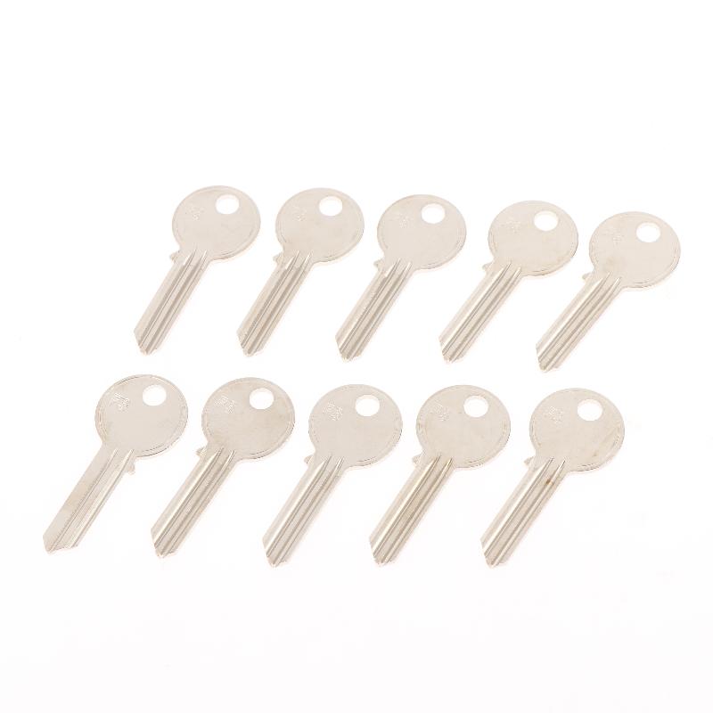 Home Security Key - 10 Adet F3 Çift Yuvalı Anahtar