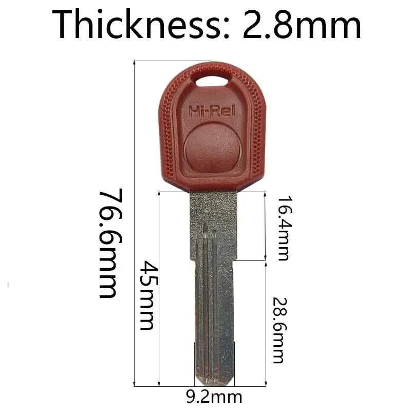 Home Security Key - 5-100 Adet 3 Oluk LM Hi-Rel