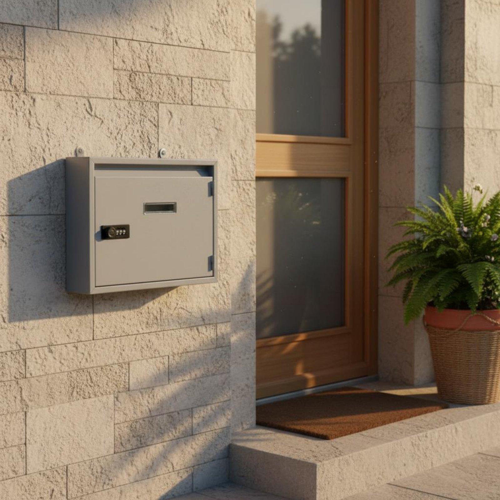 Home Security Letters - Kilitli Posta Kutusu Ev Dış Cephe