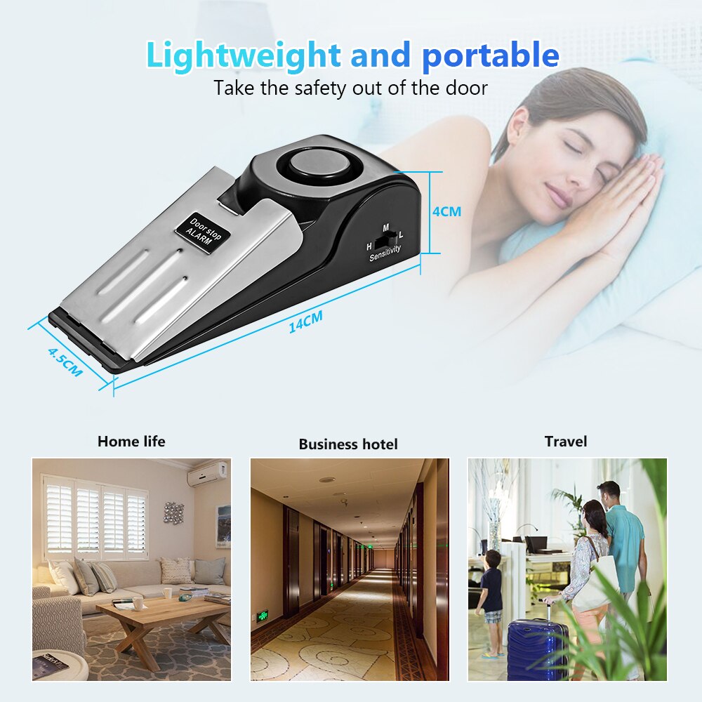2 paket kablosuz kapı durdurma - Door Wedge Alarm incelemesi ve fiyatı