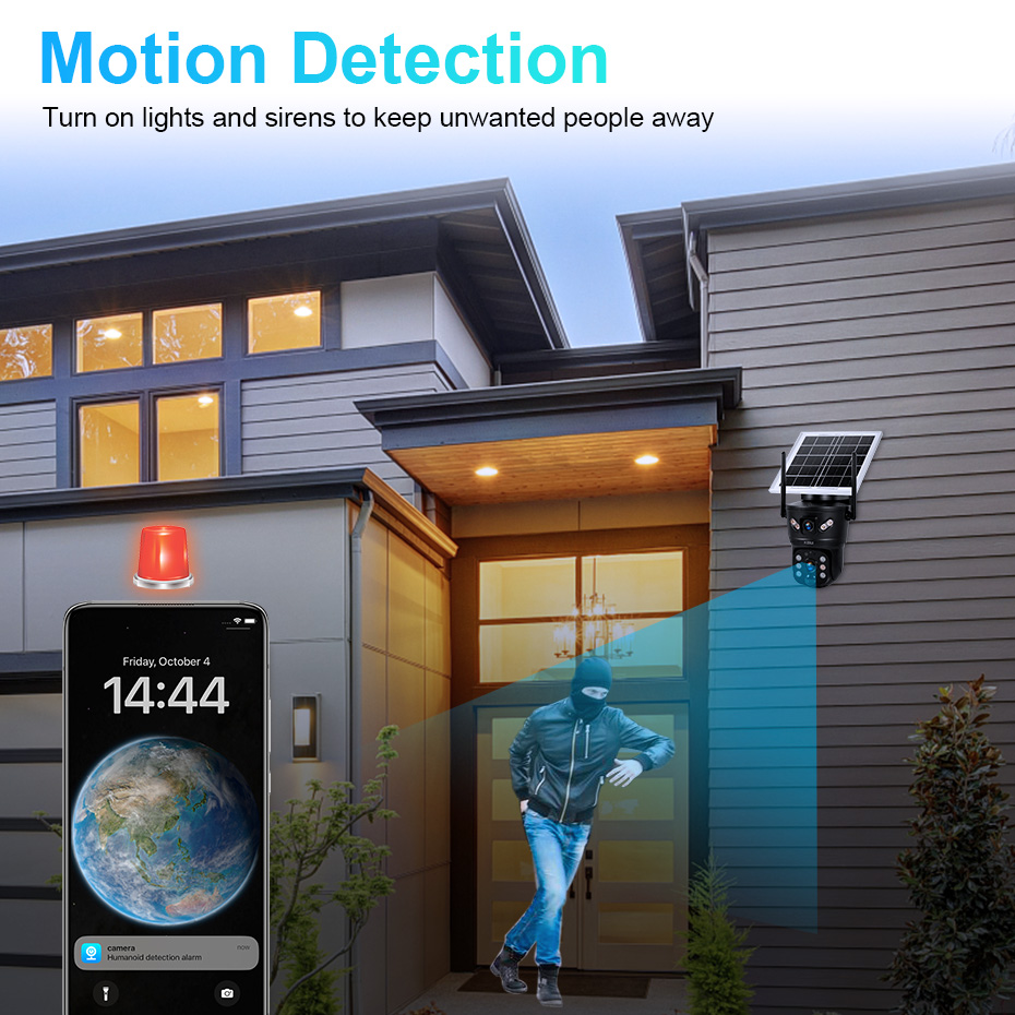 KERUI 6MP 4G SIM WiFi Güneş En - Home Security Ideas incelemesi ve fiyatı