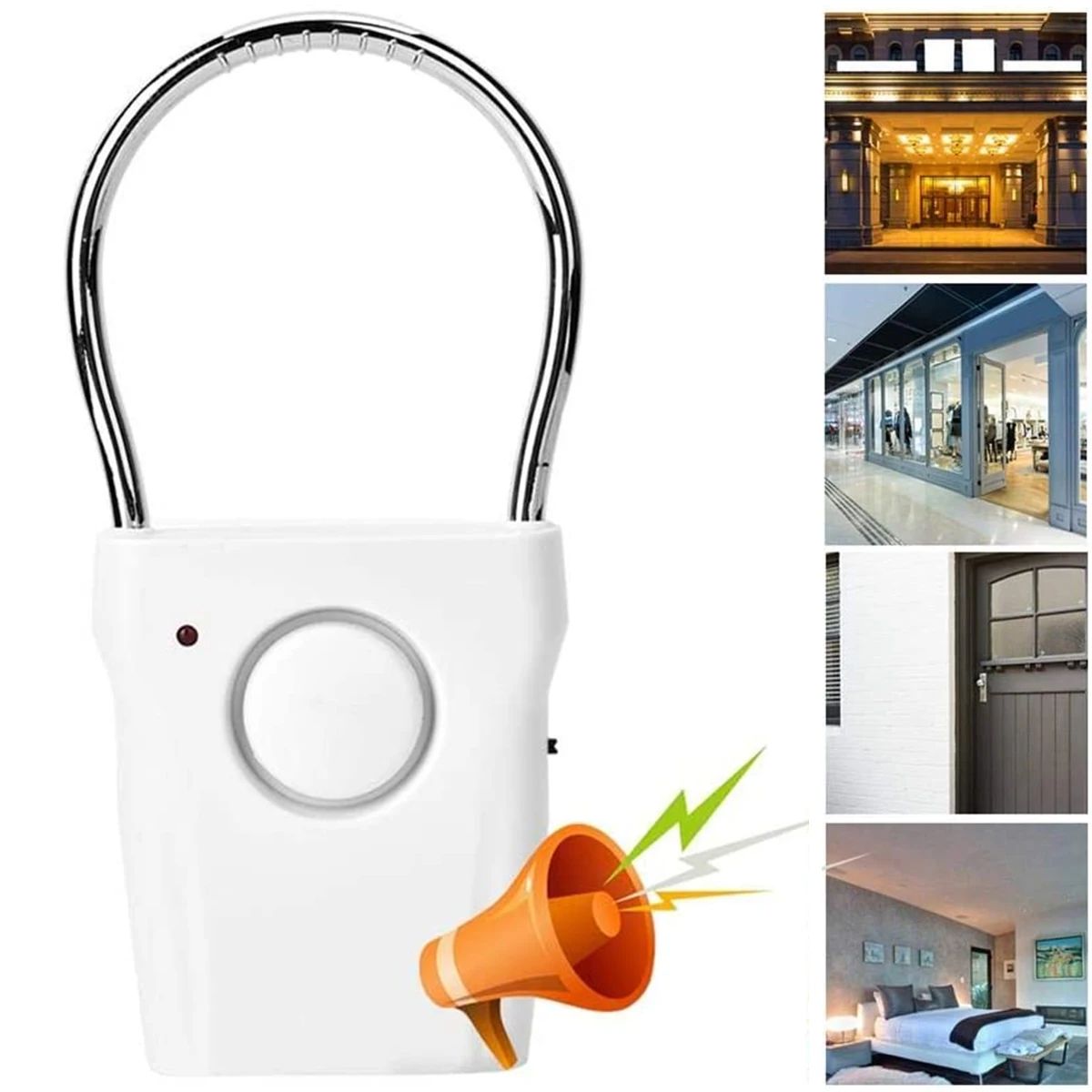 Kapı Kolu Alarmı 110dB Ayarlan - Door Wedge Alarm incelemesi ve fiyatı