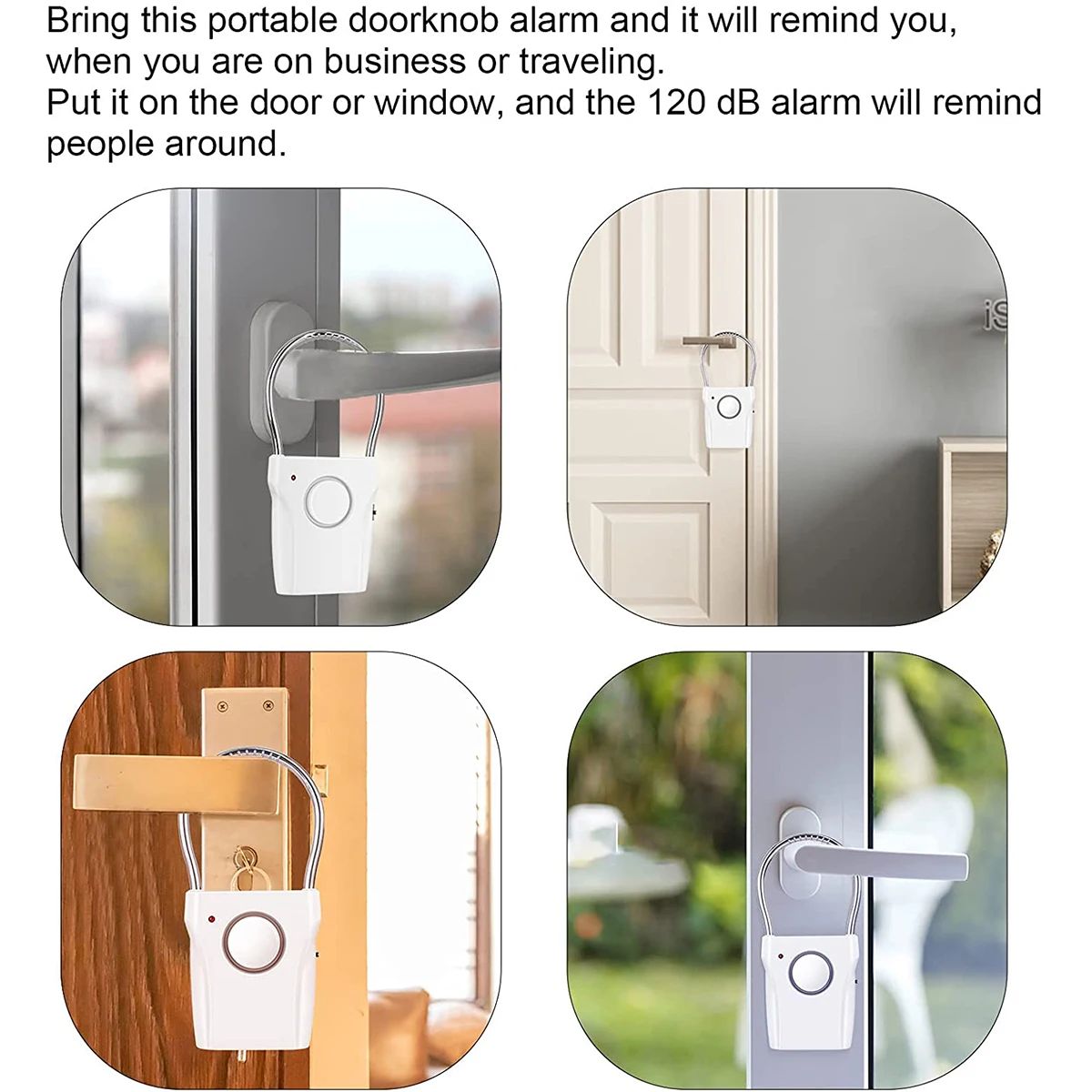 Kapı Kolu Alarmı 110dB Ayarlan - Door Wedge Alarm incelemesi ve fiyatı