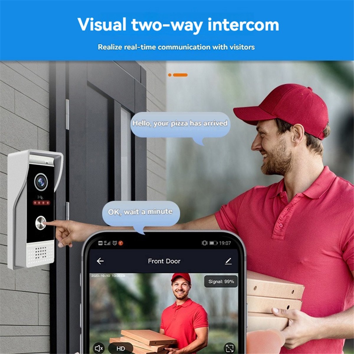 doyme TUYA Wifi Görüntülü Kapı - Home Security Uk incelemesi ve fiyatı