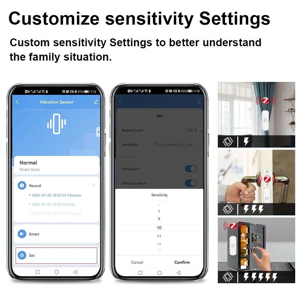 Akıllı ZigBee Titreşim Sensörü - Home Security Monitor incelemesi ve fiyatı
