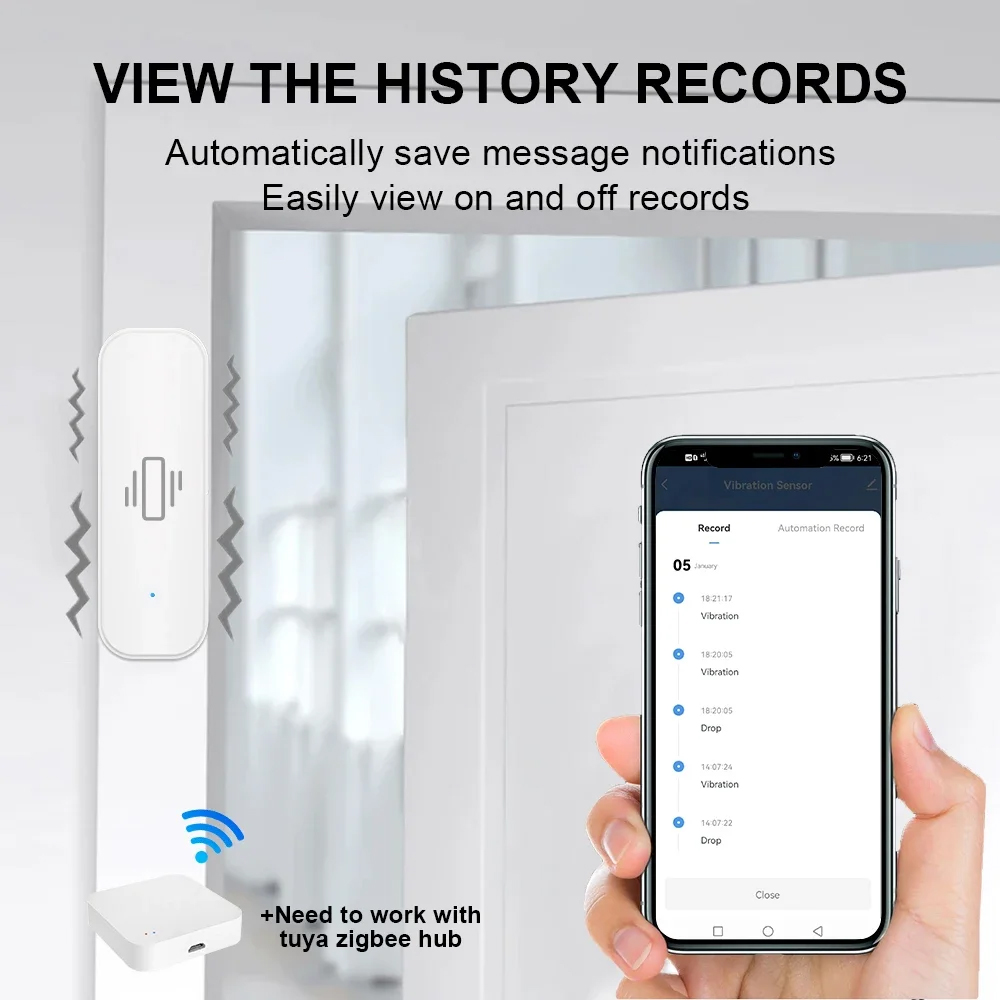 Akıllı ZigBee Titreşim Sensörü - Home Security Monitor incelemesi ve fiyatı