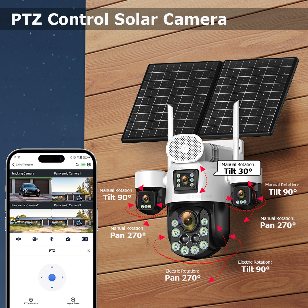 4 Lensli Dış Mekan 360 °   Gün - Home Security Ideas incelemesi ve fiyatı