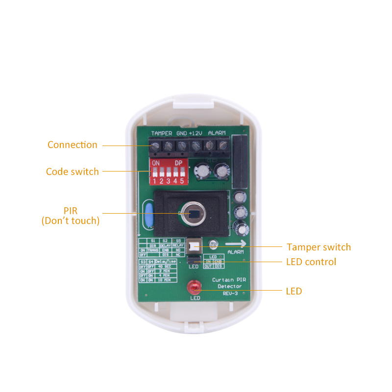 İç Mekan DC12V Kablolu Perde H - Home Security Beams incelemesi ve fiyatı