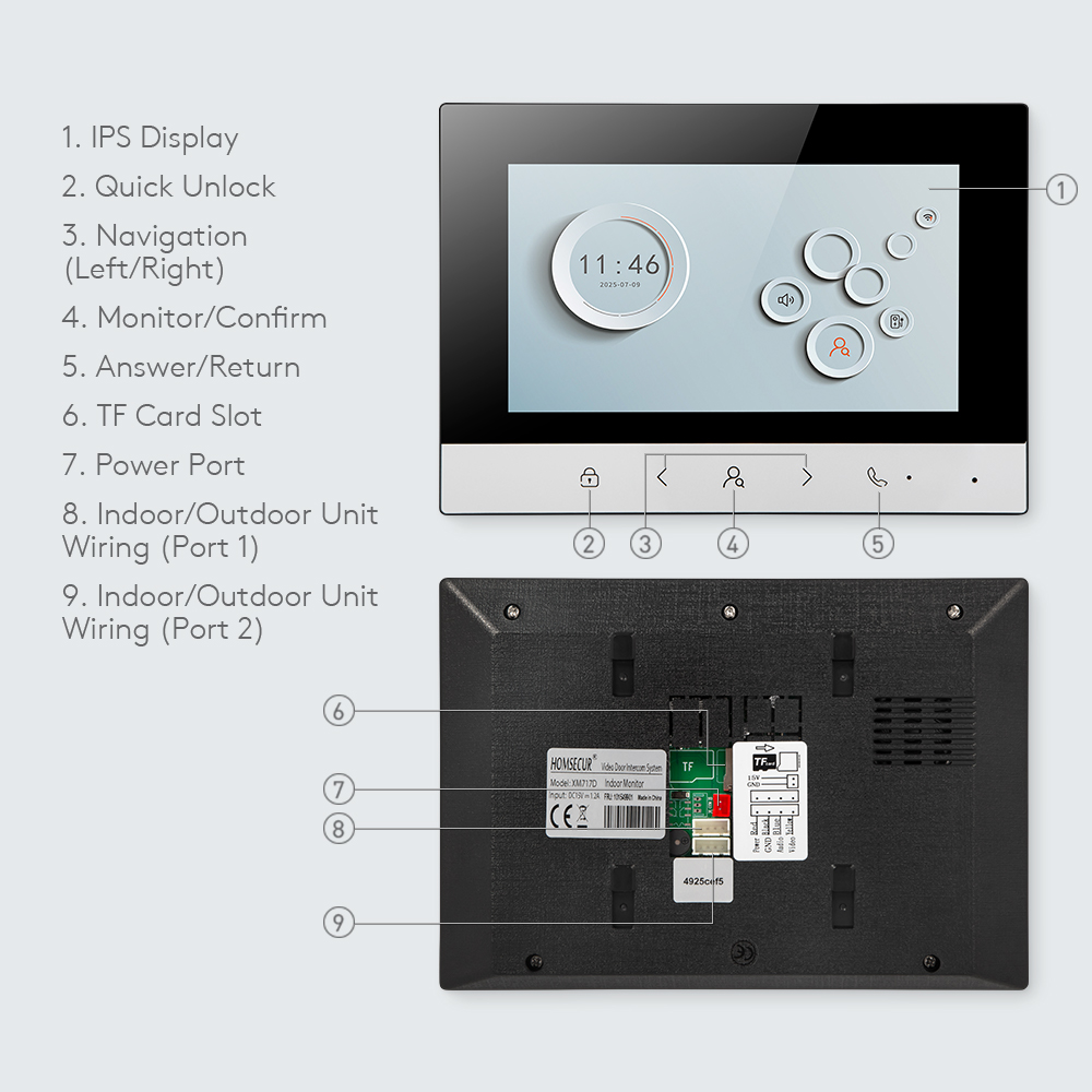 Tuya Akıllı WIFI İç Mekan Moni - Home Security Monitor incelemesi ve fiyatı