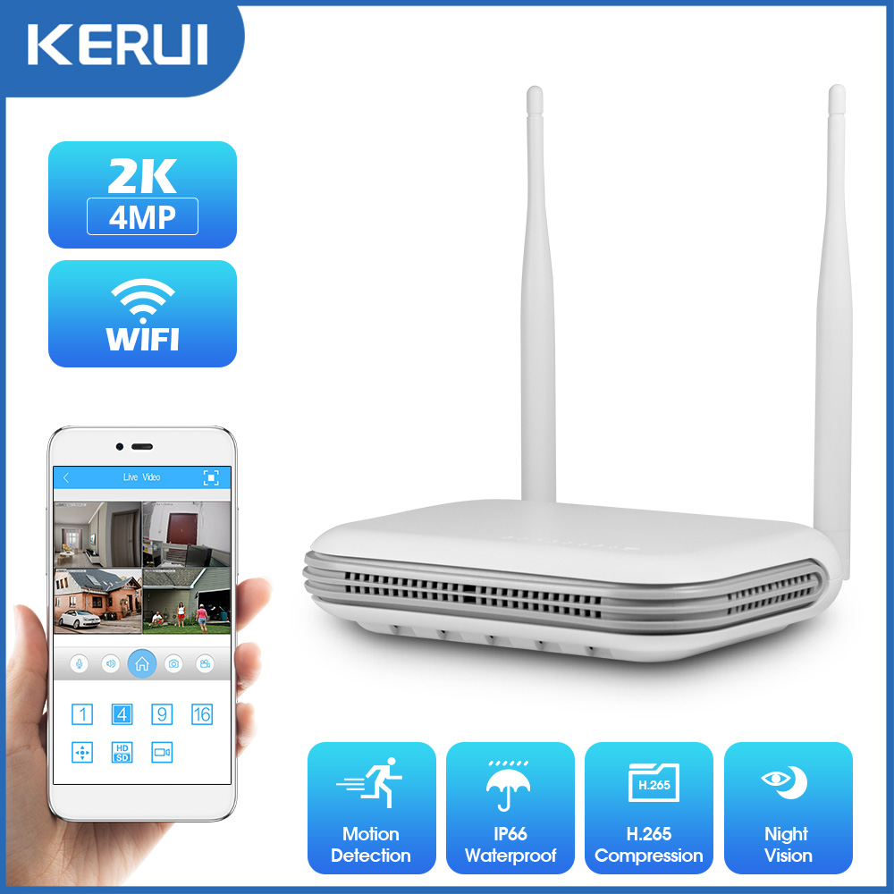 KERUI 2K 3K 4MP 8CH NVR WIFI O - Home Security Monitor incelemesi ve fiyatı