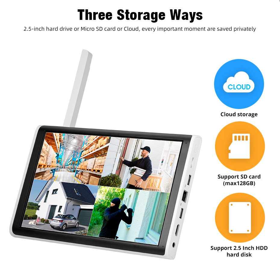 KERUI 2K 3K 4MP 8CH NVR WIFI O - Home Security Monitor incelemesi ve fiyatı