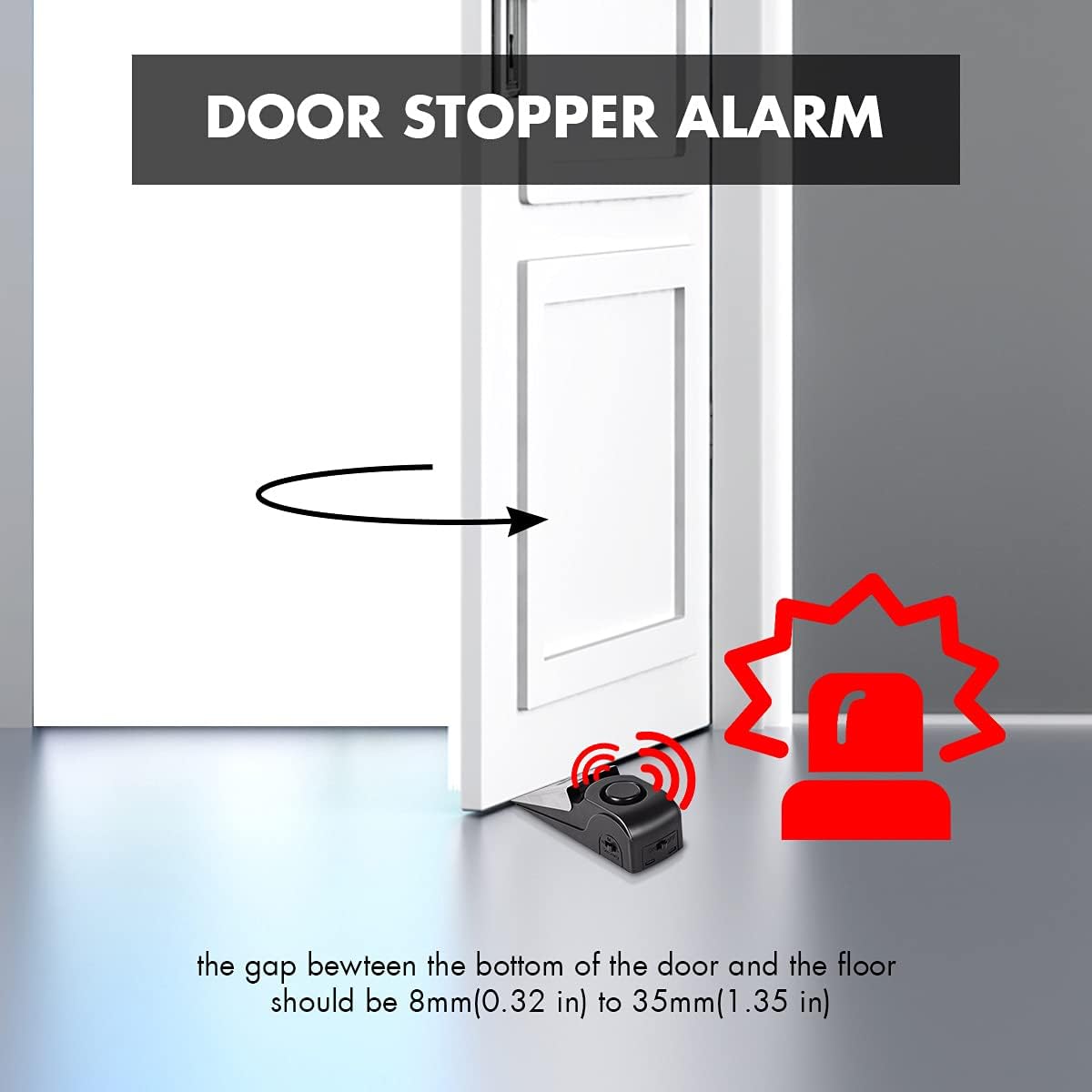 Kapı Durdurma Alarmı, 120DB Gü - Door Wedge Alarm incelemesi ve fiyatı