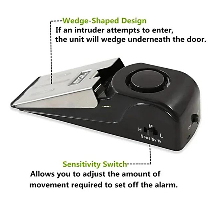 Kapı Durdurma Alarmı, 120DB Gü - Door Wedge Alarm incelemesi ve fiyatı