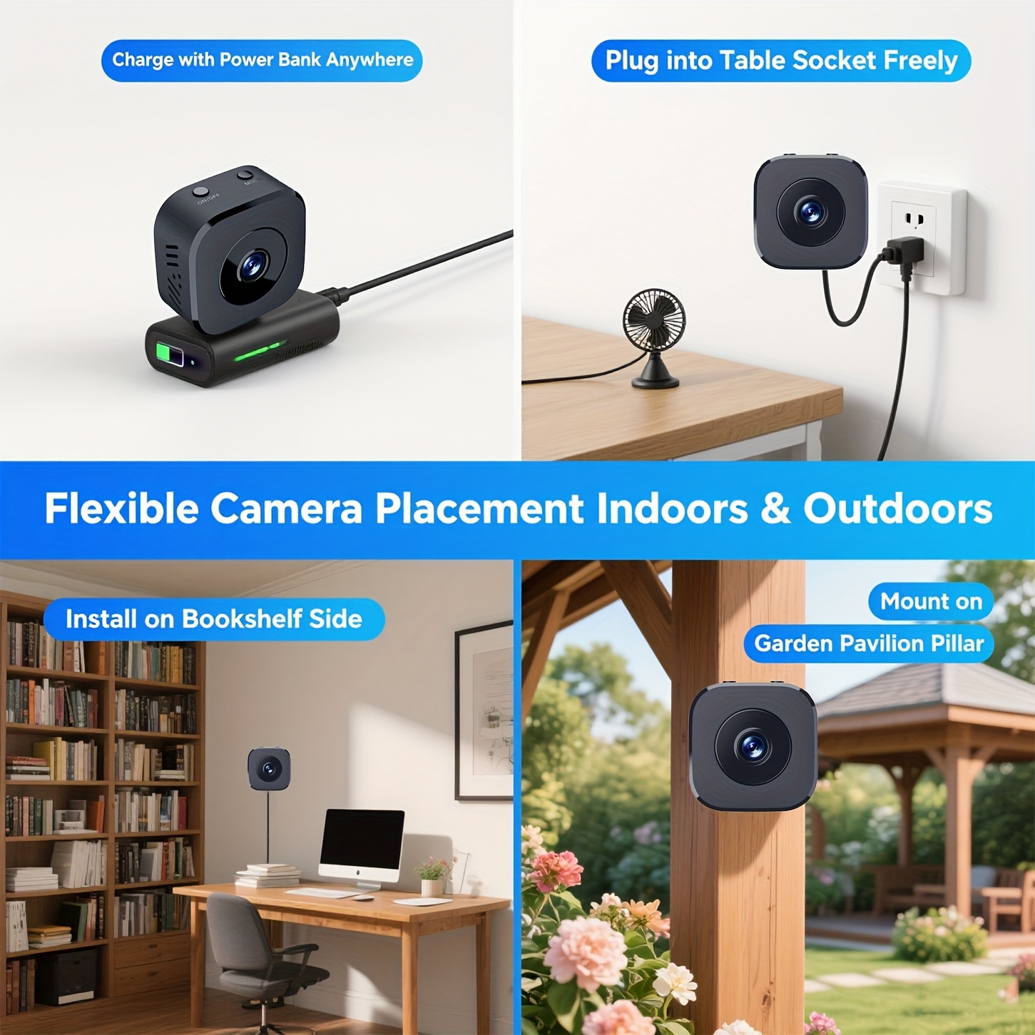 1080P HD Mini WiFi Kamera Kapa - Home Security Monitor incelemesi ve fiyatı