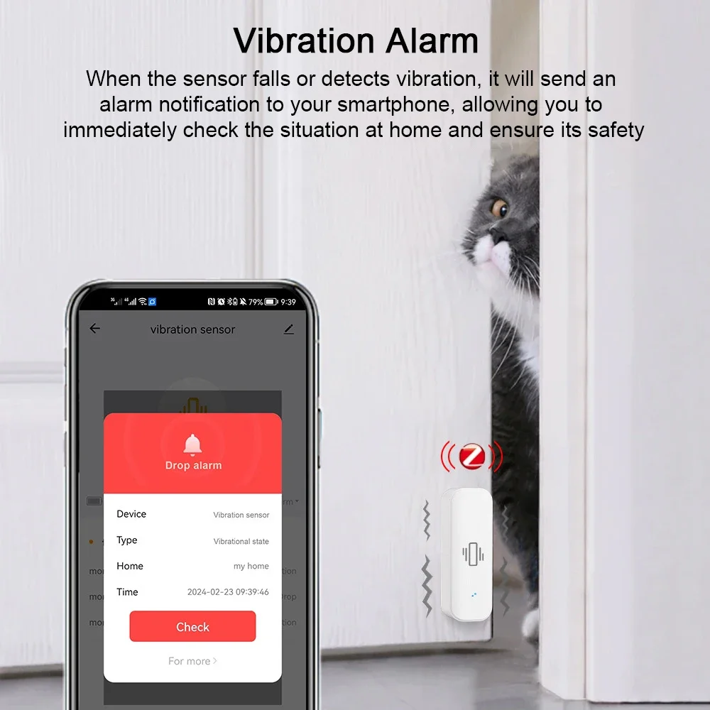 Tuya WiFi/Zigbee akıllı titreş - Home Security Monitor incelemesi ve fiyatı