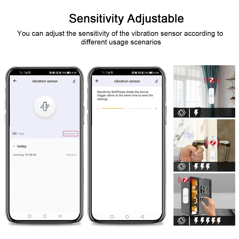 Tuya WiFi/Zigbee akıllı titreş - Home Security Monitor incelemesi ve fiyatı