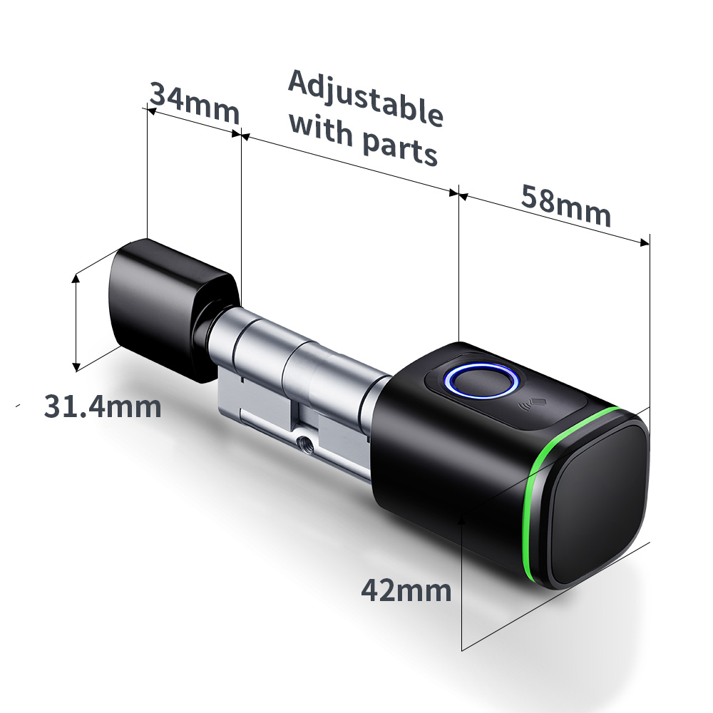 Akıllı Silindir Kilit Tuya 60- - Home Security Ideas incelemesi ve fiyatı