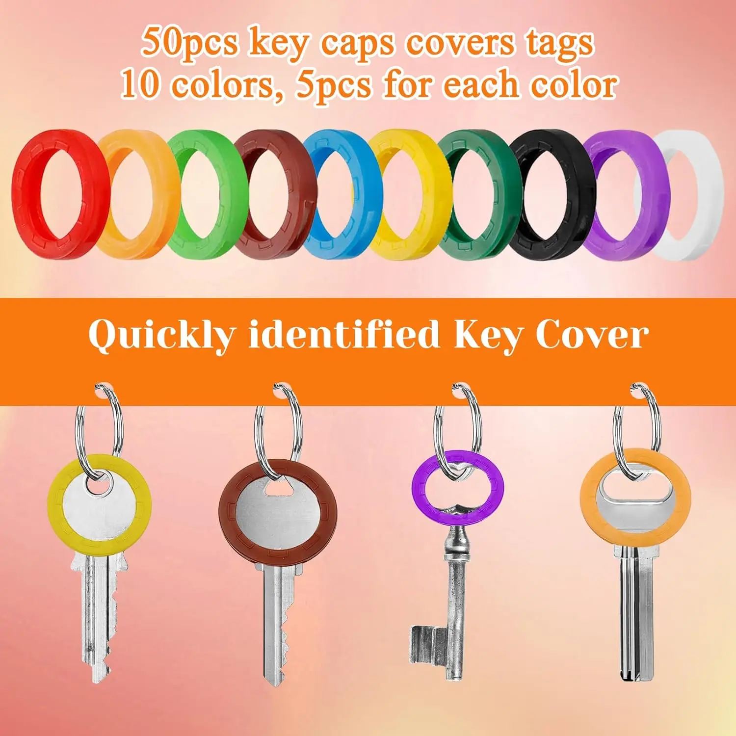 10-50 adet anahtar kapağı kapa - Home Security Key incelemesi ve fiyatı